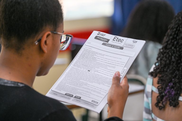 Etecs abrem inscrições para 92.355 vagas